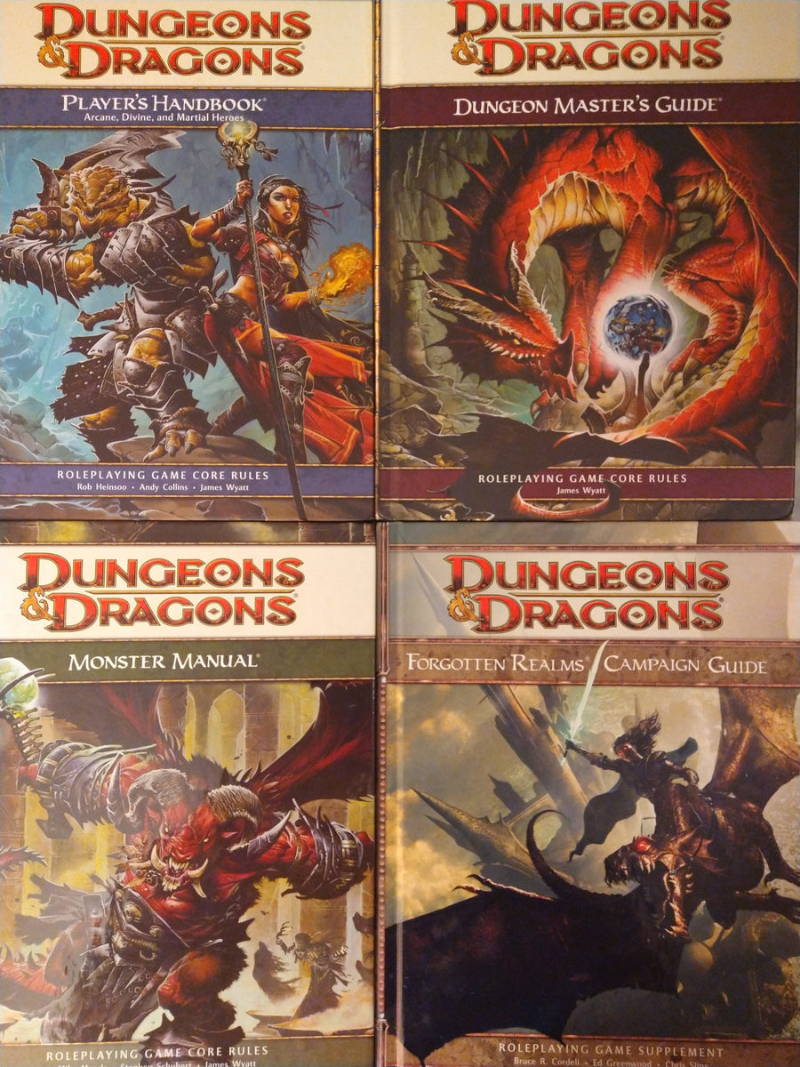 4th Edition Dungeons and Dragons – treasuredhobbies