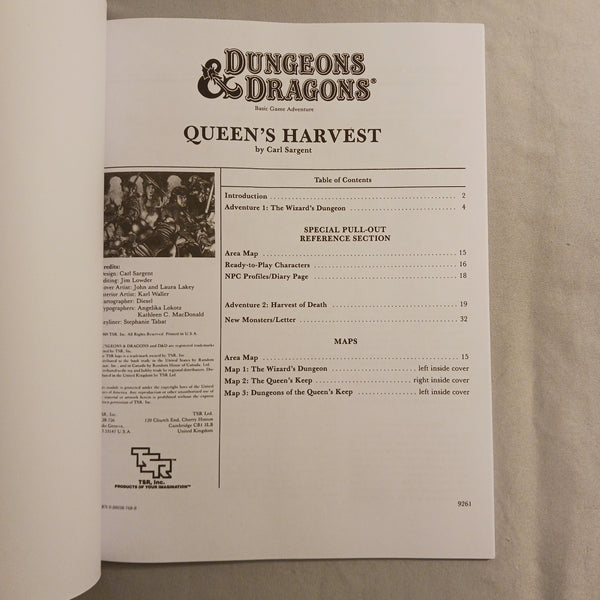 B12 Queen's Harvest Reprint