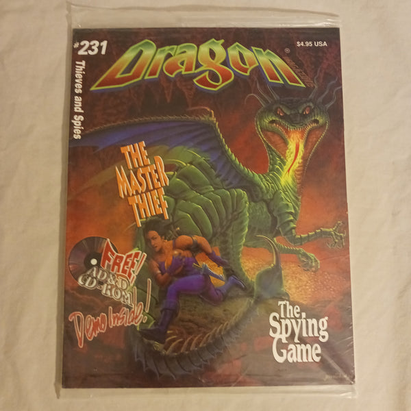 Dragon Magazine #231sealed in facyory wrap with CD