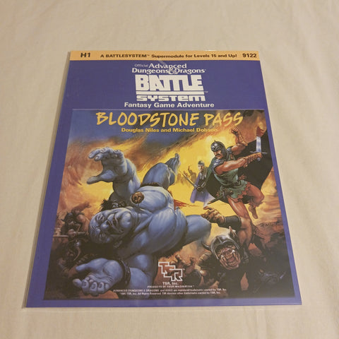 1st edition H1 Bloodstone Pass