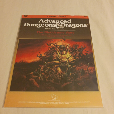 1st edition H3 The Bloodstone Wars