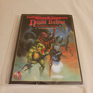 2nd edition Night Below An Underdark Campaign The Ultimate Dungeon Adventure softcover