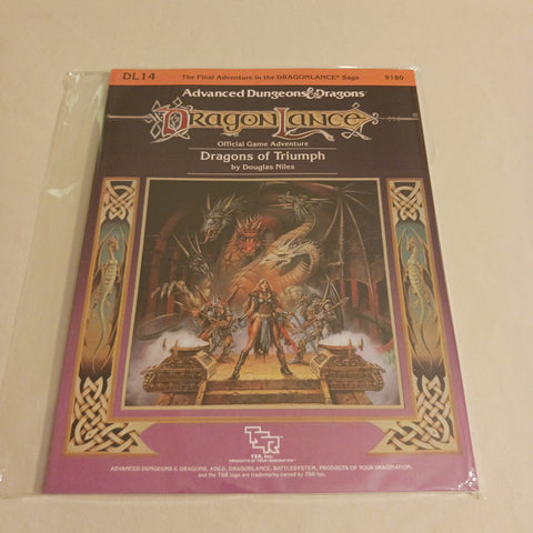 1st edition DragonLance DL14 Dragons of Triumph