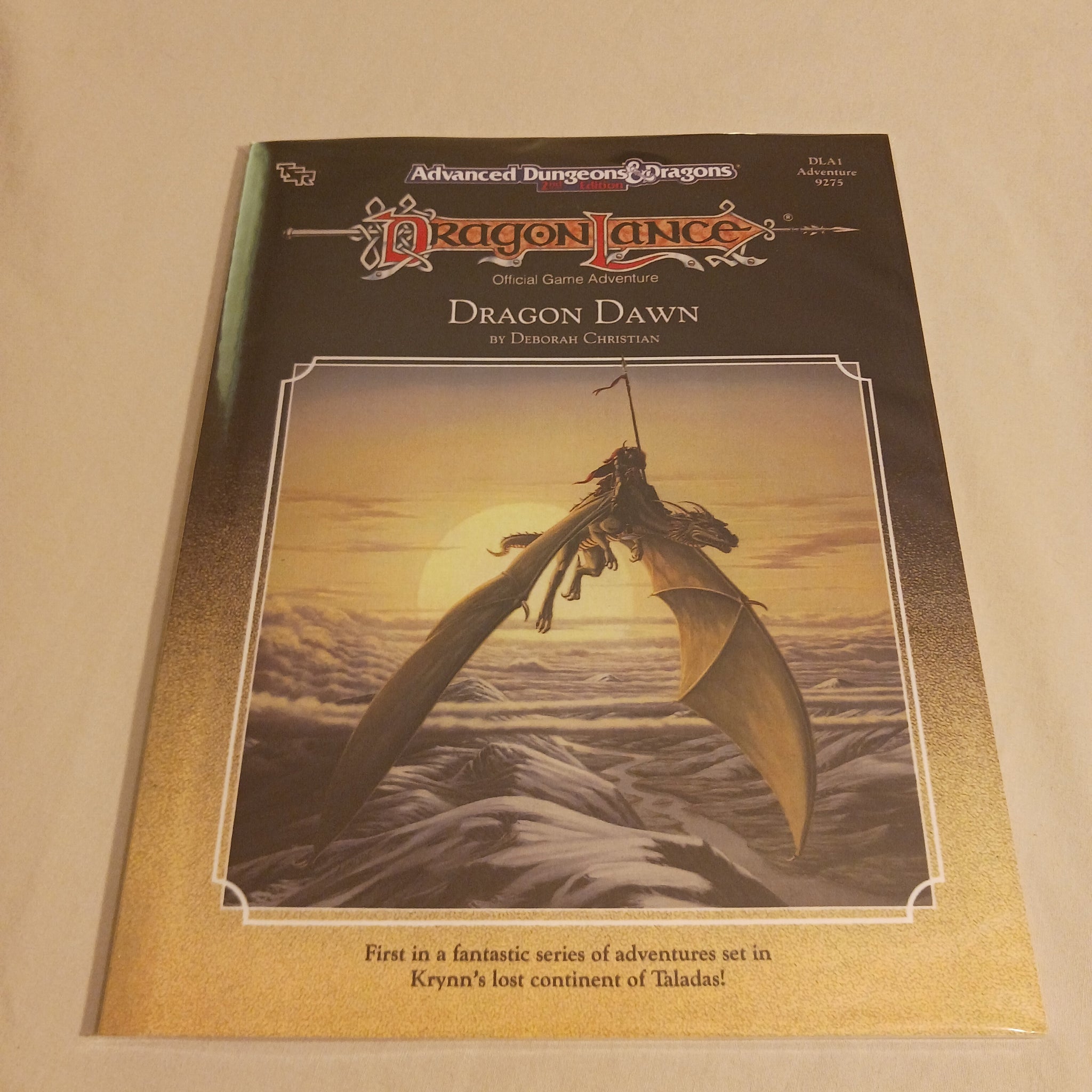 2nd edition DragonLance DLA1 Dragon Dawn