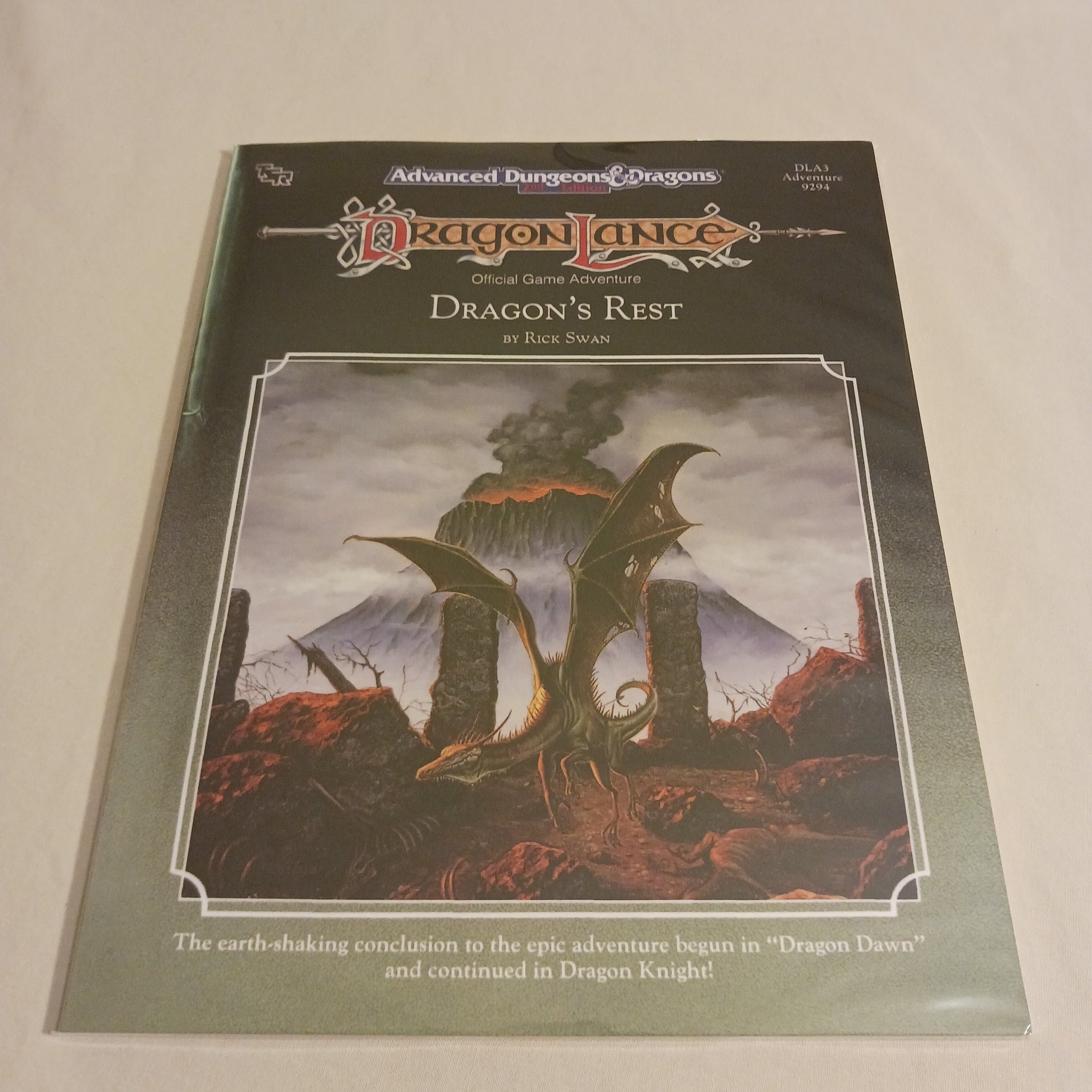 2nd edition DragonLance DLA3 Dragon's Rest