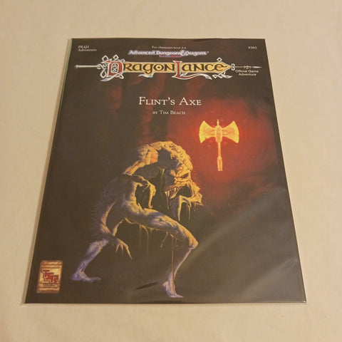 2nd edition DragonLance DLQ2 Flint's Axe