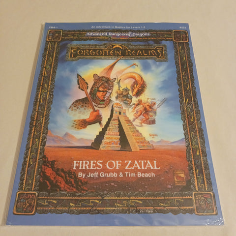 2nd edition Forgotten Realms Maztica FMA1 Fires of Zatal