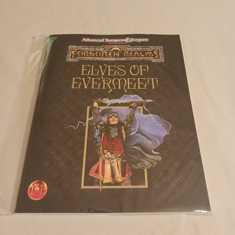 2nd edition Forgotten Realms Elves of Evermeet