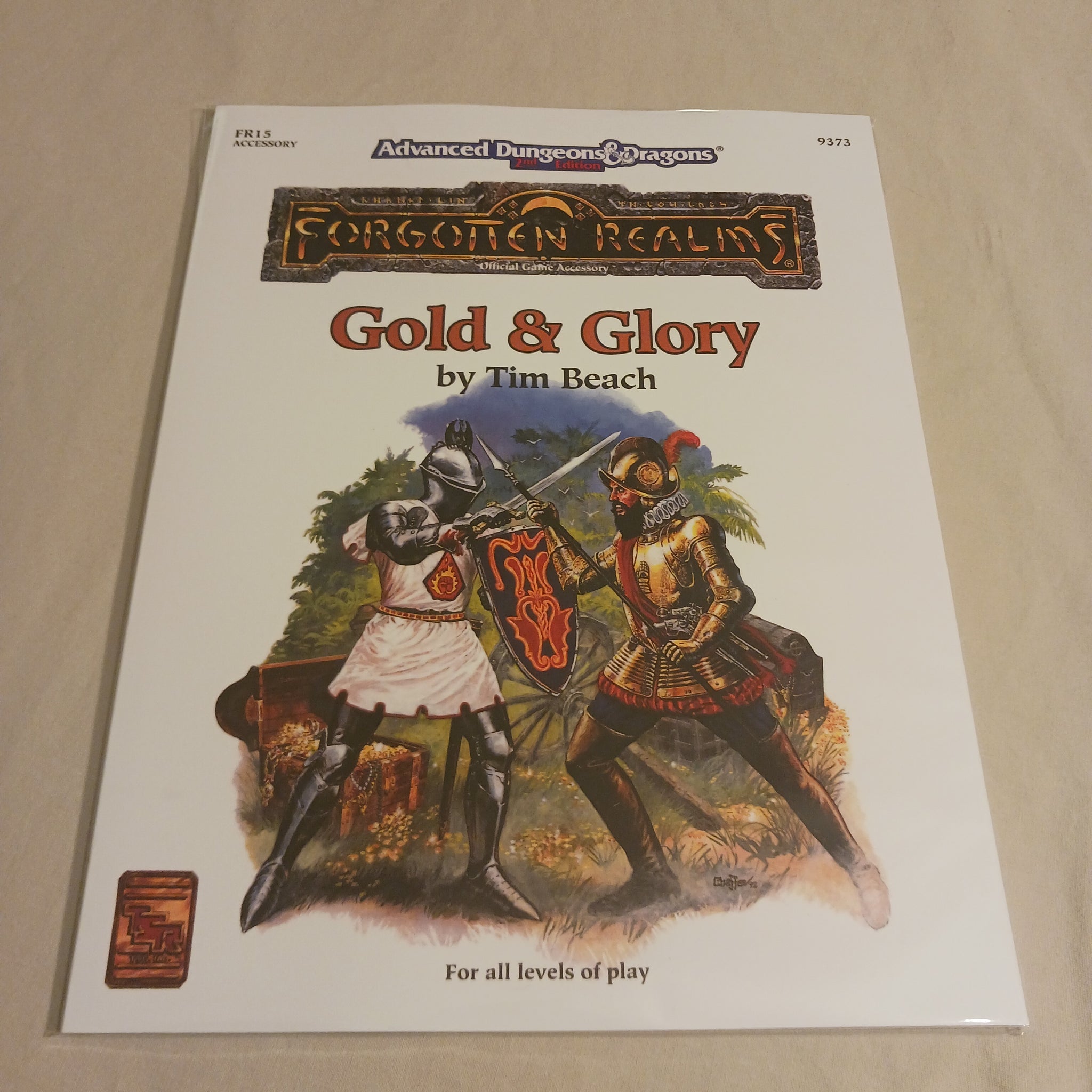 2nd edition Forgotten Realms FR15 Gold & Glory