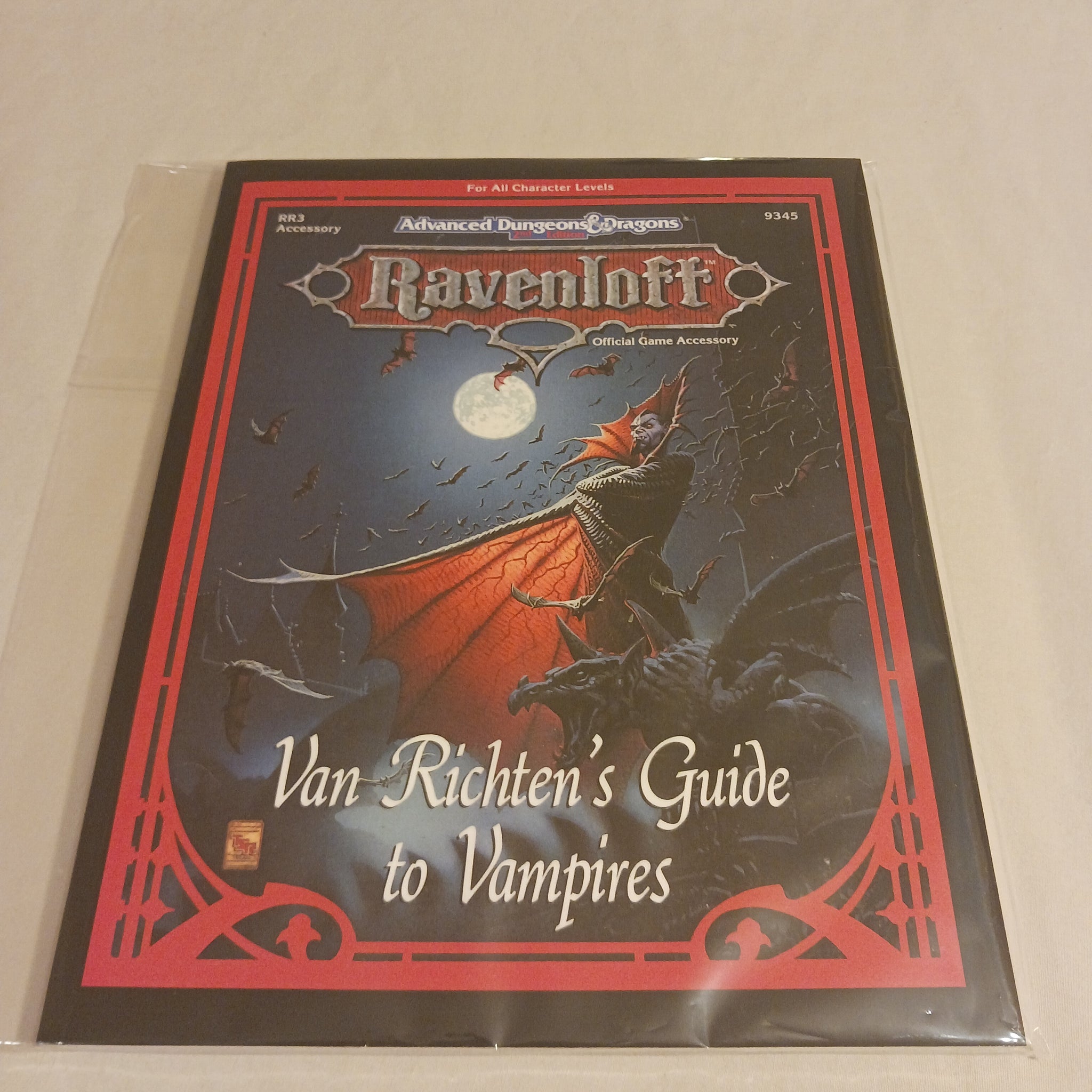 2nd edition Ravenloft Van Ritchen's Guide to Vampires