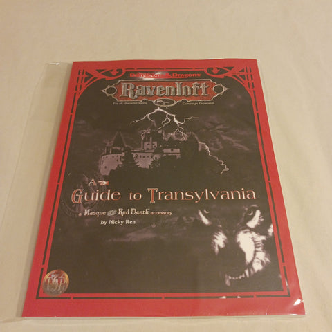 2nd edition Ravenloft A Guide to Transylvania