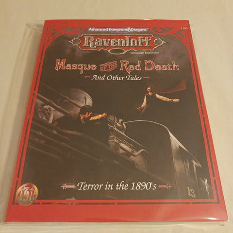 2nd edition Ravenloft Masque of the Red Death Terror in the 1890's