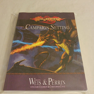 3rd edition DragonLance Campaign Setting softcover