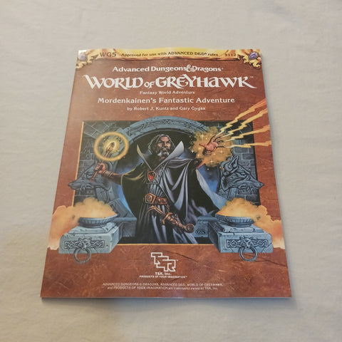 1st edition WG5 Mordenkainen's Fantastic Adventure