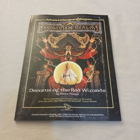 2nd edition Forgotten Realms FR6 Dreams of the Red Wizards