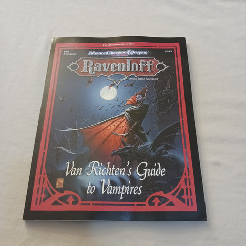 2nd edition Ravenloft RR3 Van Ritchen's Guide to Vampires