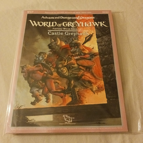 1st edition WG7 Castle Greyhawk
