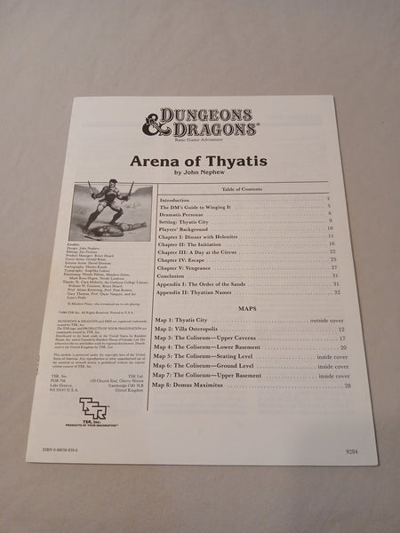DDA1 Arena of Thyatis