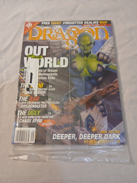 Dragon Magazine #287 with Forgotten Realms foldout map