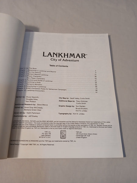 Lankhmar City of Adventure