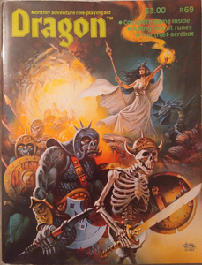 Dragon Magazine #69 with mini-game
