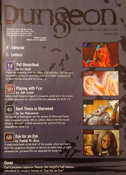 Dungeon Magazine #82