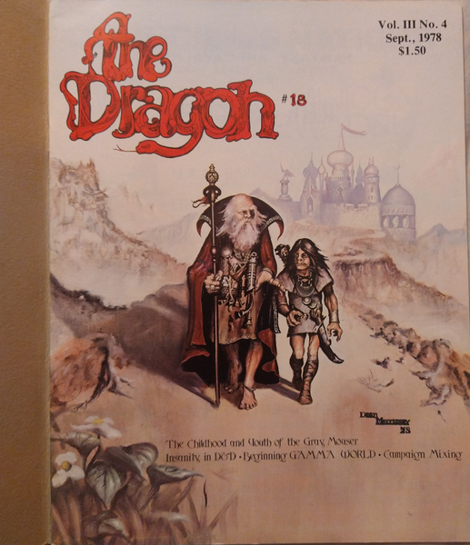 Dragon Magazine #18 with Original mailer cover