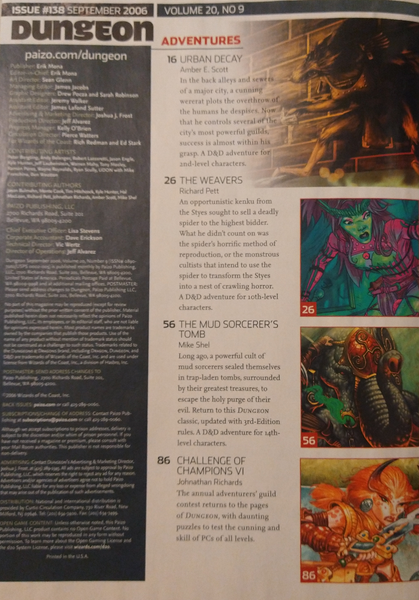 Dungeon Magazine #138