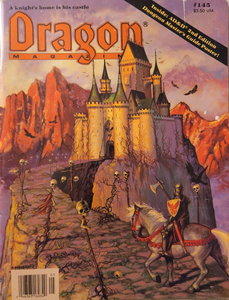Dragon Magazine #145 with poster
