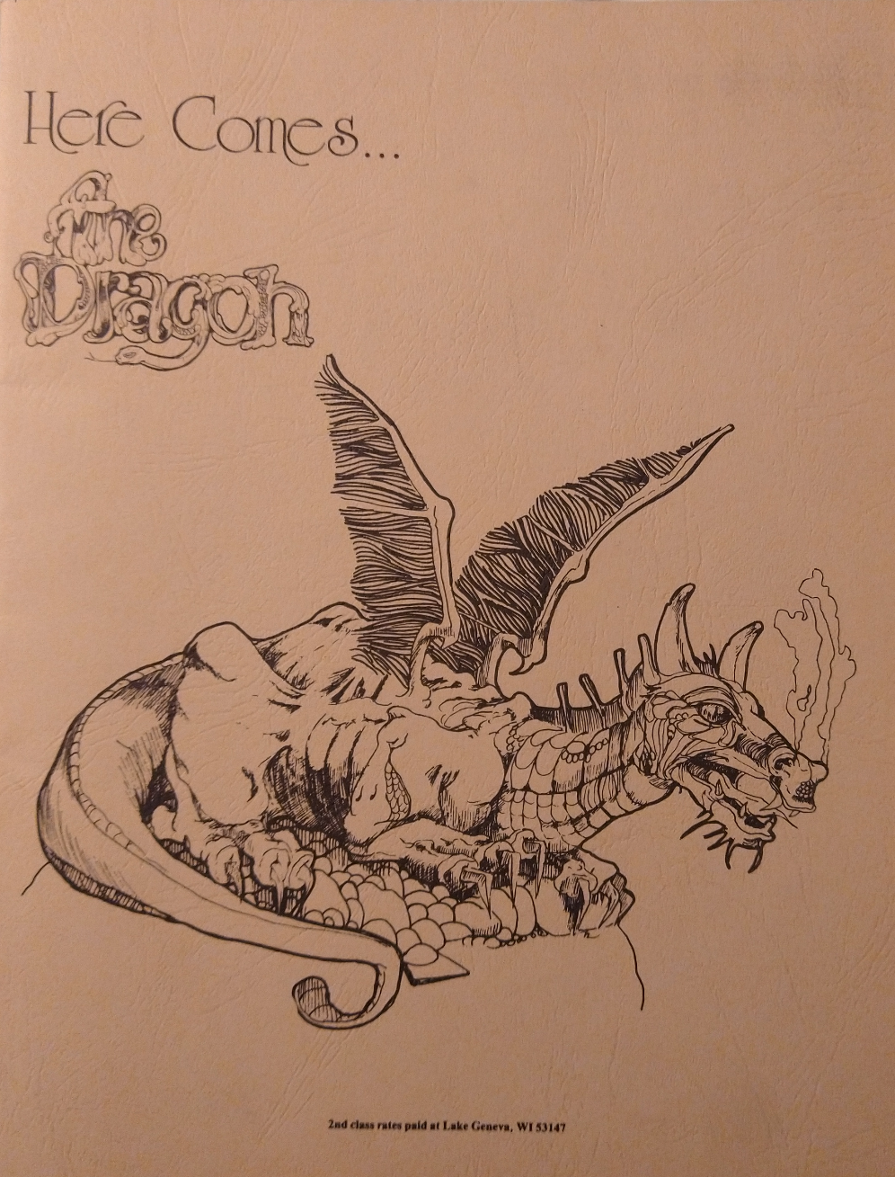 Dragon Magazine #16 with original mailer