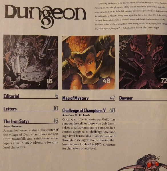 Dungeon Magazine #108