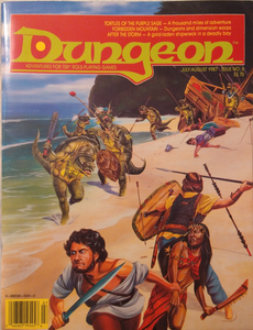 Dungeon Magazine #6 with Original Mailer