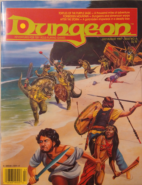 Dungeon Magazine #6 with Original Mailer