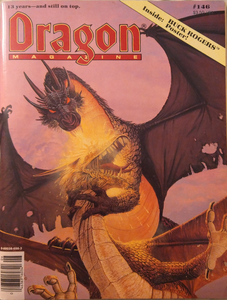 Dragon Magazine #146 with poster