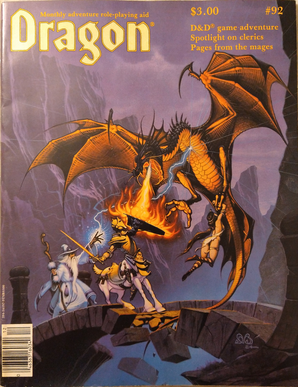 Dragon Magazine #92