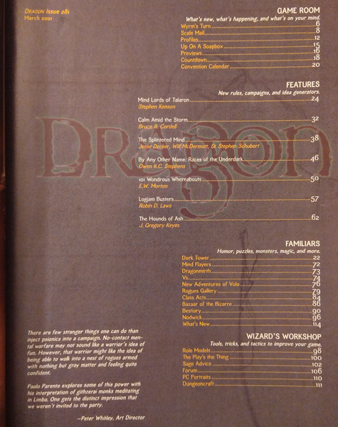 Dragon Magazine #281