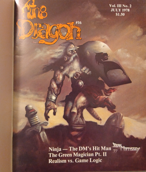 Dragon Magazine #16 with original mailer