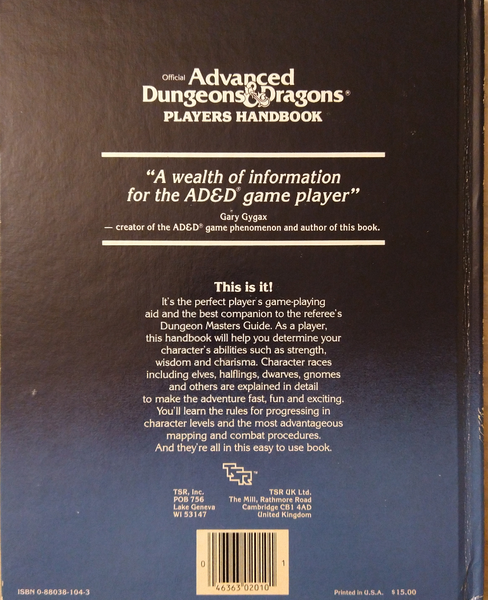 Player's Handbook