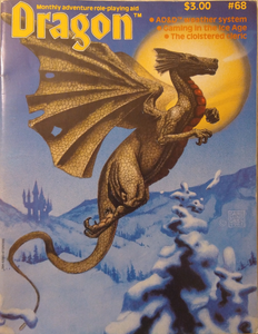 Dragon Magazine #68 with Greyhawk weather chart